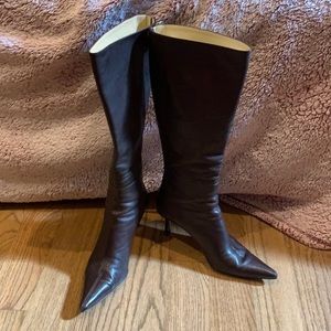 Gucci Brown Leather Boots